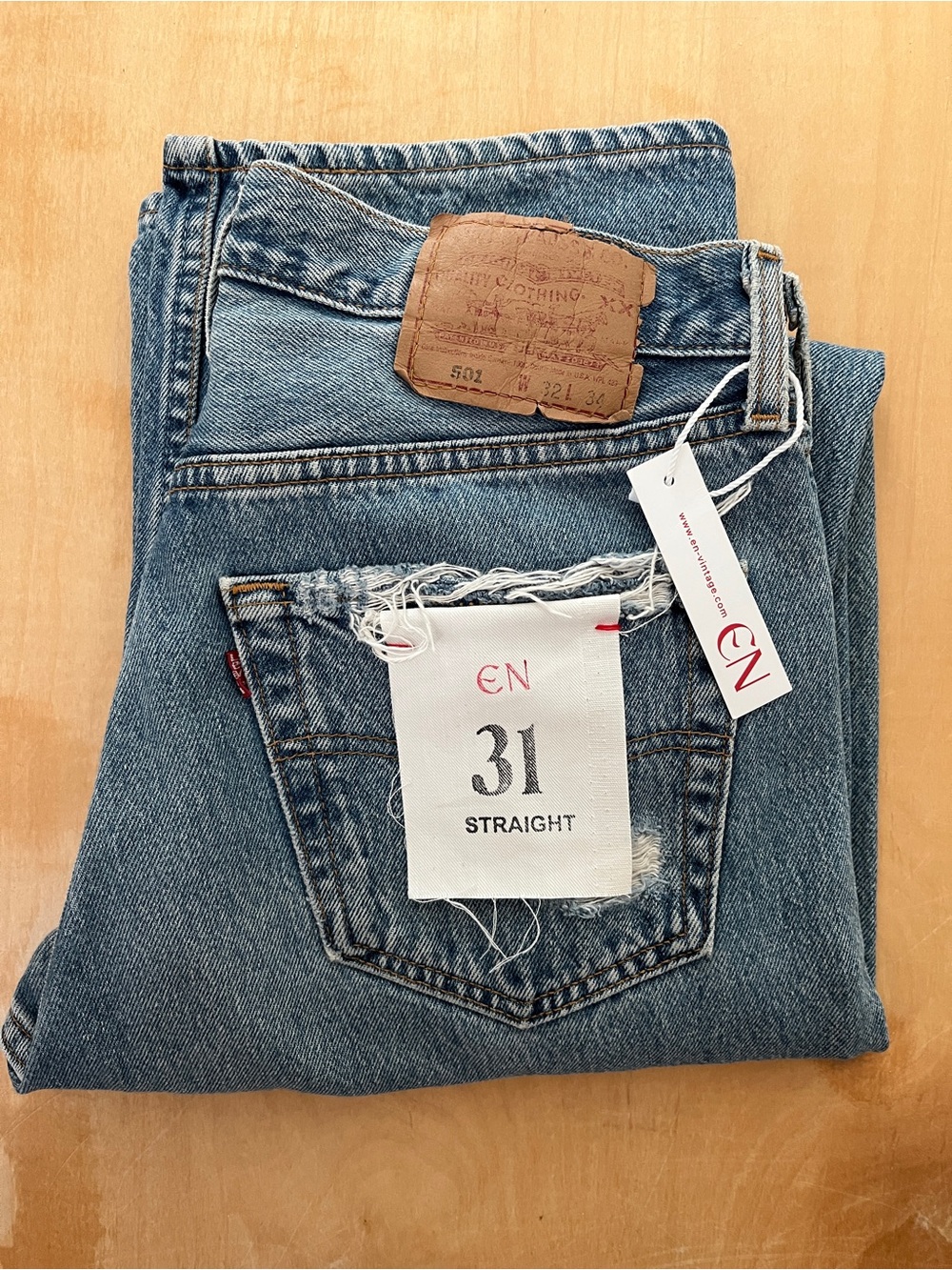 Vintage Levi's 501 Button Fly Distressed Levis Jeans 32 / 34 - Best for Waist 31